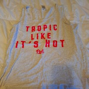 PINK Grey Tank Top , Size L